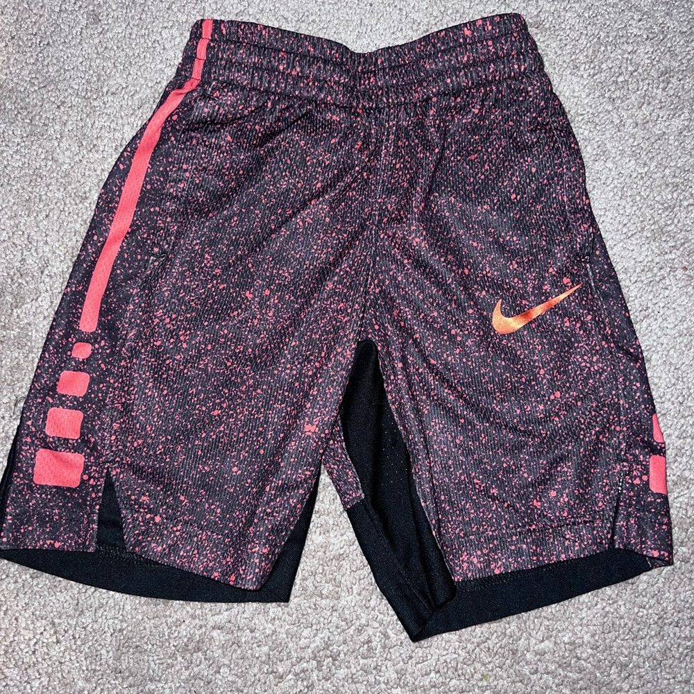 Nike Shorts, Boys, Black and Orange, 7